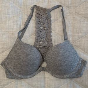 VS - heather gray push-up bra